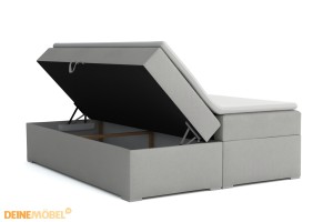 LOFT IV 180x200 Poso 02 Beige Boxspringbett Komplettbett Polsterbett Cord-Samt Deine Möbel