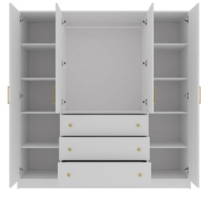 CLASSIC D4 Kleiderschrank mit Schubladen Deine Möbel