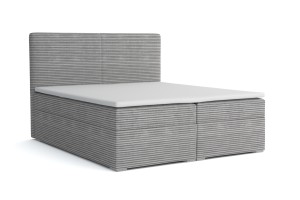 LOFT III 120x200 Poso 55 Hellgrau Boxspringbett Komplettbett Polsterbett Deine Möbel