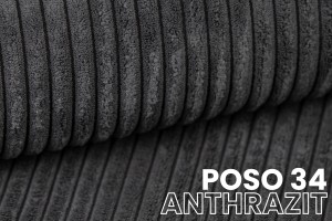 LOFT III 120x200 Poso 34 Anthrazit Boxspringbett Komplettbett Polsterbett Deine Möbel