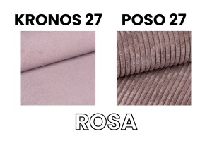 MATI 90x200 Poso 27/Kronos 27 Rosa Boxspringbett Polsterbett Komplettbett Deine Möbel