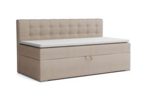 PATI 100x200 Paros 2 Beige Boxspringbett Polsterbett Komplettbett Deine Möbel