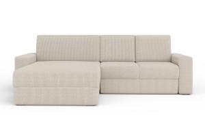 TOCO XL Ecksofa Wohnlandschaft mit Schlaffunktion Bettkasten, Schlafsofa in Cord Boucle Velours Deine Möbel 