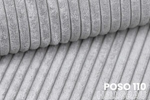 TOCO XL Ecksofa Wohnlandschaft mit Schlaffunktion Bettkasten, Schlafsofa in Cord Boucle Velours Deine Möbel 