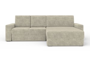 TOCO XL Ecksofa Wohnlandschaft mit Schlaffunktion Bettkasten, Schlafsofa in Cord Boucle Velours Deine Möbel 