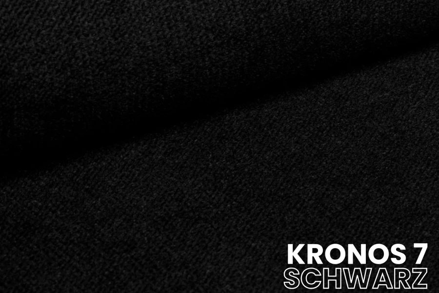 Stoffmuster Kronos 7 Schwarz für Polstermöbel