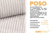 Eigenschaften des Cord-Stoffs POSO: Strapazierfähig, 100% Polyester und hohe Abriebfestigkeit.