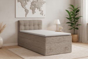 JUNG 2 120x200 Poso 02 Beige Boxspringbett Polsterbett Komplettbett Deine Möbel