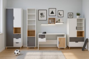 JUSTIN 7 Kommode Jugendkommode Sideboard 120 cm breit Kinderzimmer Jugendzimmer Schlafzimmer Deine Möbel