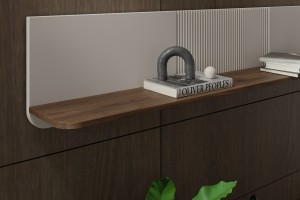 Wohnzimmer-Set MILY B mit Kommode und Regal