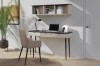 Moderner Schreibtisch und passendes Wandregal der Mily Kollektion für ein stilvolles Home Office.