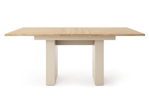 Esstisch TOGY 06 140-185 / 90 cm mit geriffelten Beinen