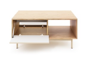 Wohnzimmer-Set TOGY A 3/4 - tlg. in Kaschmir / geölte Eiche