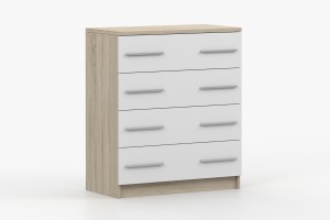 TILL PLUS 01 Jugendzimmer-Set Kinderzimmer-Set in Eiche Sonoma / Weiß matt Deine Moebel 