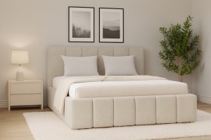 MEGAN Polsterbett mit Bettkasten Deine Möbel  