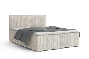 LON IV 160x200 Cord Poso 100 Ecru Boxspringbett Komplettbett Polsterbett Cord-Samt Deine Möbel  