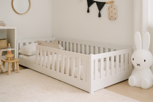 BELMO 80x160 Weiß Kinderbett Laufstall Deine Möbel 