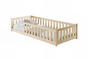 BELMO 90x200 Natur Kiefer Kinderbett Laufstall Deine Möbel