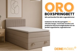 ORO Boxspringbett mit Bettkasten Deine Möbel