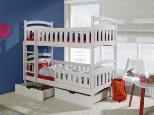 DAVI II Etagenbett für 2 Kinder mit Schubladen Deine Möbel