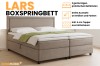 Infografik zum Boxspringbett Lars mit Details zu Bettkästen und Kaltschaum-Topper.