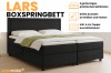 Lars Boxspringbett Features: Zwei Bettkästen, Farbauswahl und 4 cm Kaltschaum-Topper.