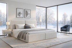 BEN Polsterbett in Cord, Bouclé & Samt, inkl. Lattenrost und Bettkasten Deine Möbel 