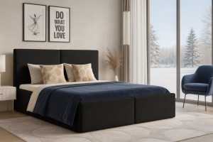 BEN Polsterbett in Cord, Bouclé & Samt, inkl. Lattenrost und Bettkasten Deine Möbel 