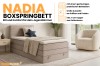 NADIA boxspringbed highlights: Grote opbergruimte, keuze uit kleuren en incl. koudschuim-topper.