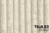 Nahaufnahme des Cord-Stoffs Tilia 03 Ecru für Boxspringbetten in hellem Beige.