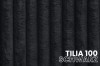 Stoffmuster Tilia 100 in Schwarz: Hochwertiger Cord-Bezugsstoff.
