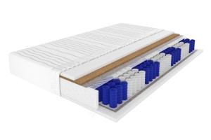 7 Zonen Taschenfederkernmatratze + Kokoseinlage 180x200 cm Höhe 20 cm Härtegrad H4 Taschen-Federken Deine Möbel