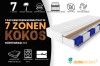 7-Zonen Taschenfederkernmatratze H4 mit Kokos-Einlage und waschbarem Premium-Bezug.