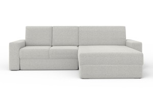 TOCO XL Ecksofa Wohnlandschaft mit Schlaffunktion Bettkasten, Schlafsofa in Cord Boucle Velours Deine Möbel 