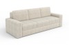 Beiges 3-Sitzer Sofa mit Cord-Bezug in perspektivischer Ansicht