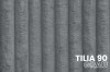 Nahaufnahme Stoffprobe Tilia 90 Grau: Klassische Cord-Struktur.
