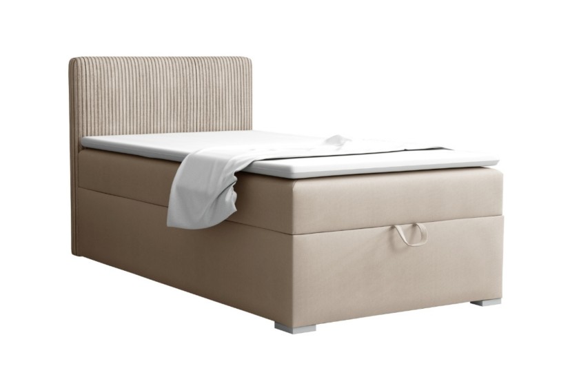 TEEN 4 100x200 Poso 2/Paros 2 Beige Boxspringbett Polsterbett Komplettbett Einzelbett Deine Möbel