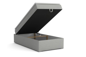 TEEN 4 90x200 Poso 34/Kronos 34 Anthrazit Boxspringbett Polsterbett Komplettbett Einzelbett Deine Möbel