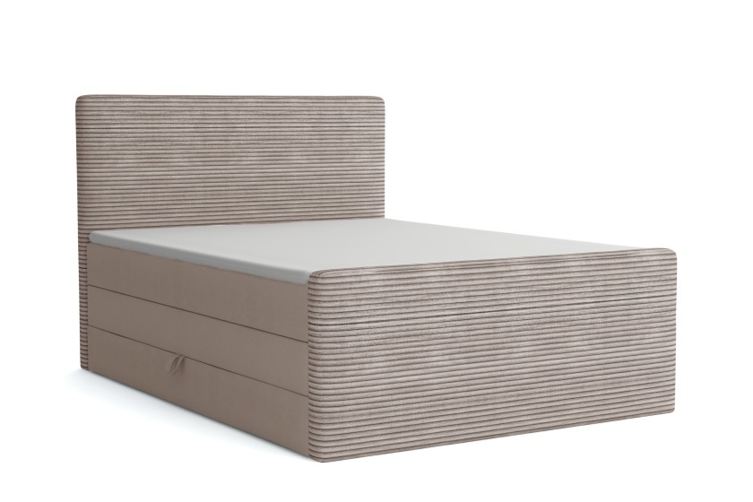 OLA 140x200 Poso 2/Paros 2 Beige Boxspringbett mit Bettkasten Deine Möbel