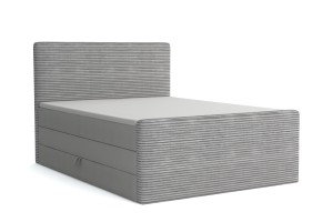 OLA 200x200 Poso 55/Paros 5 Hellgrau Boxspringbett mit Bettkasten Deine Möbel