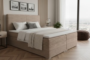 LOFT III 120x200 Poso 02 Beige Boxspringbett Komplettbett Polsterbett Deine Möbel
