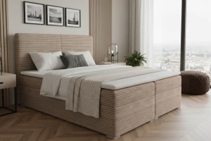 LOFT III 140x200 Poso 02 Beige Boxspringbett Komplettbett Polsterbett Deine Möbel