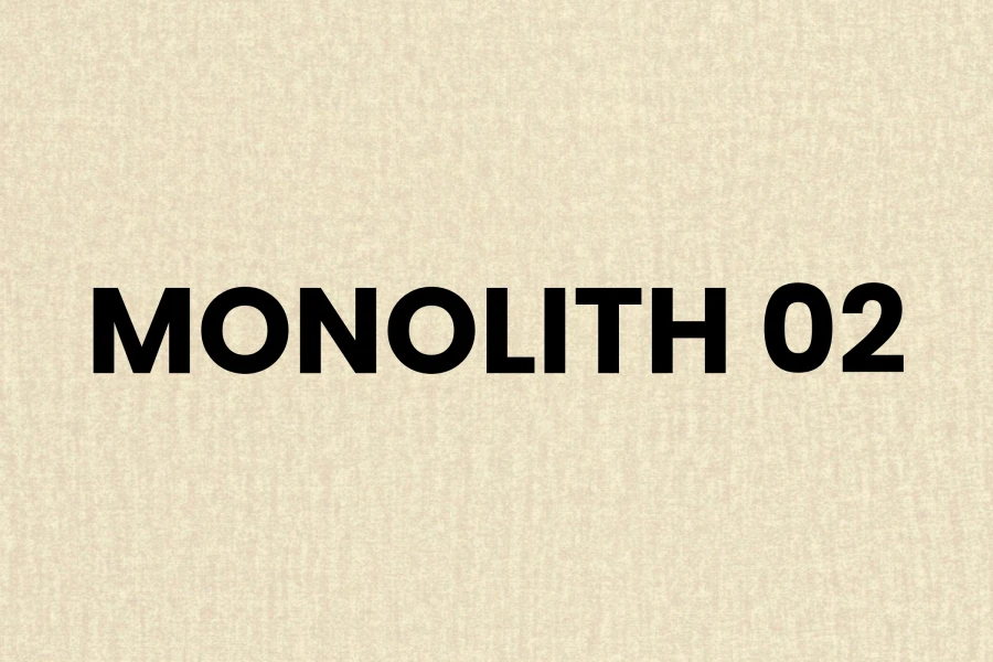Detailopname van de duurzame meubelstof Monolith 02 in lichtbeige.