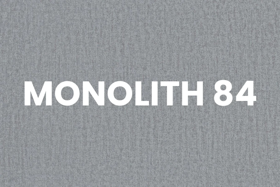 Grauer Polsterstoff Monolith 84 Textur für moderne Möbel.