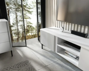 MEDIOLAN 7 TV-Low-Board mit geriffelten Fronten Deine Möbel