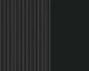 Detailansicht der schwarzen Lamellenfront eines modernen Möbelstücks für haptische Akzente.