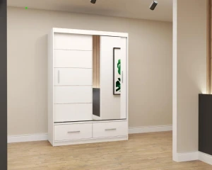 FLORENZ 150 Kleiderschrank Schrank mit Spiegel Deine Möbel