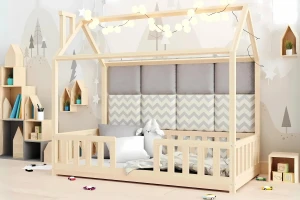 ROSI 90x200 Kiefer Bodenbett Hausbett Einzelbett Deine Möbel