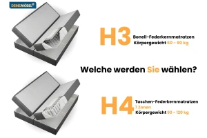 FLO Boxspringbett mit Bettkasten Deine Möbel