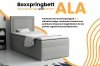 Produktvorteile des Boxspringbetts ALA: Komfort und praktischer Stauraum.